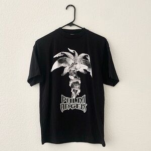 Palm Angels Black and White Graphic Print Tee Men’s Size XS